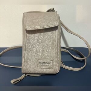 Taomicmic Crossbody Bag Cellphone Wallet Small Shoulder Purse Leather Card bag